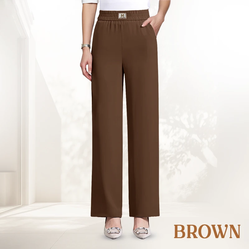 🔥GlamorEase - Perfect Drape High Rise Pull-On Stretch Pants