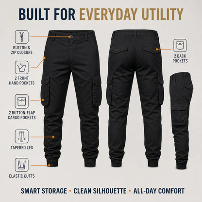 Men's Multi-Pocket Cargo Joggers