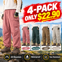 4-PACK(Pink+Dark Green+Khaki+Light Beige) $22.9