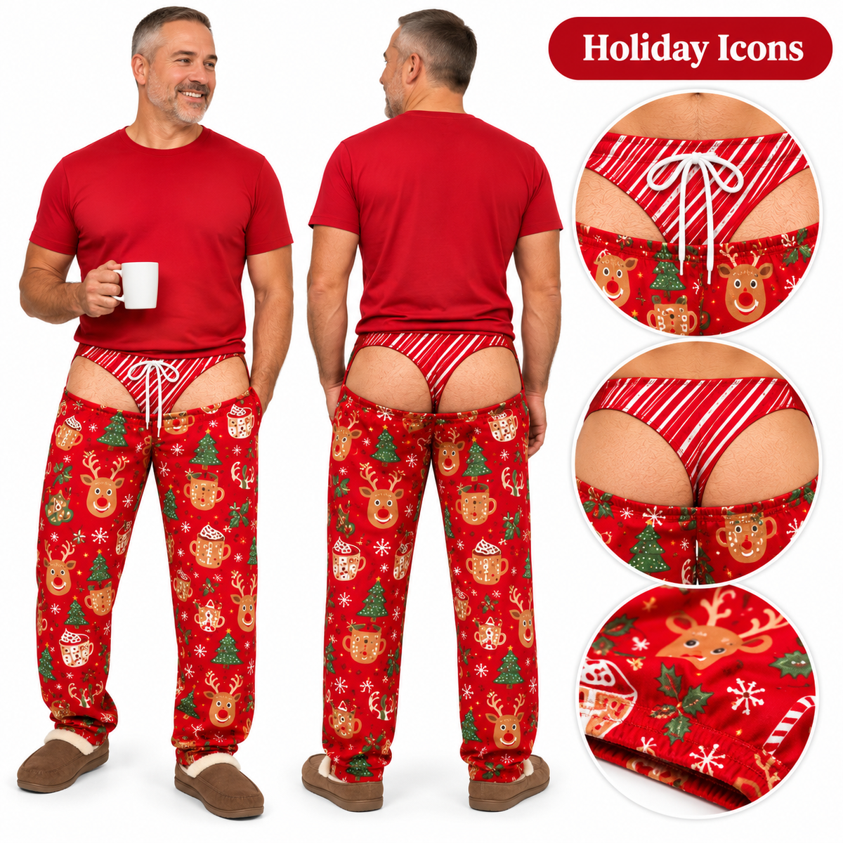 🔥 BESTSELLER 5PCS $24.99|Men's Christmas Pajama Pants