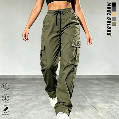 LAST DAY SALE Women's Cargo Pants High Waist Loose Fit