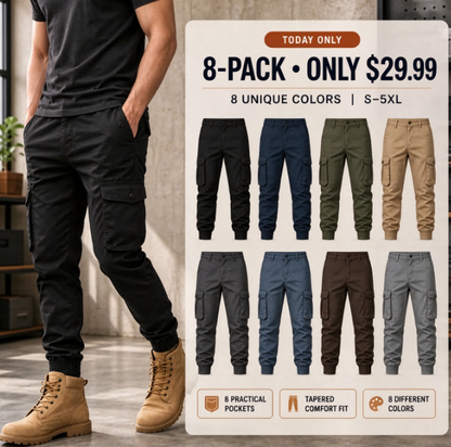 Men's Multi-Pocket Cargo Joggers