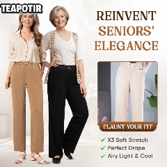 🔥GlamorEase - Perfect Drape High Rise Pull-On Stretch Pants