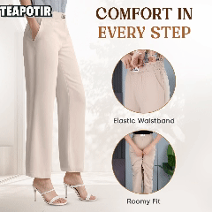 🔥GlamorEase - Perfect Drape High Rise Pull-On Stretch Pants